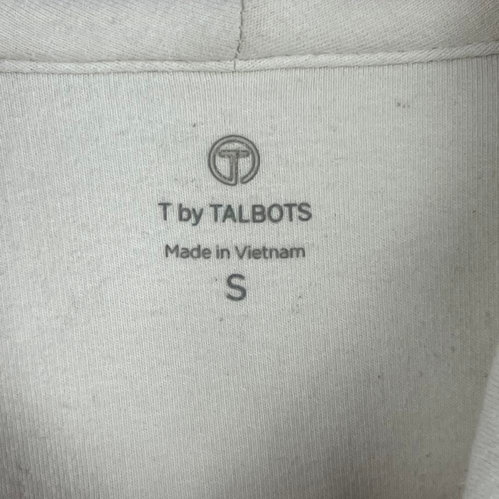 T By Talbots Black And White Color Block Full Zip… - image 6